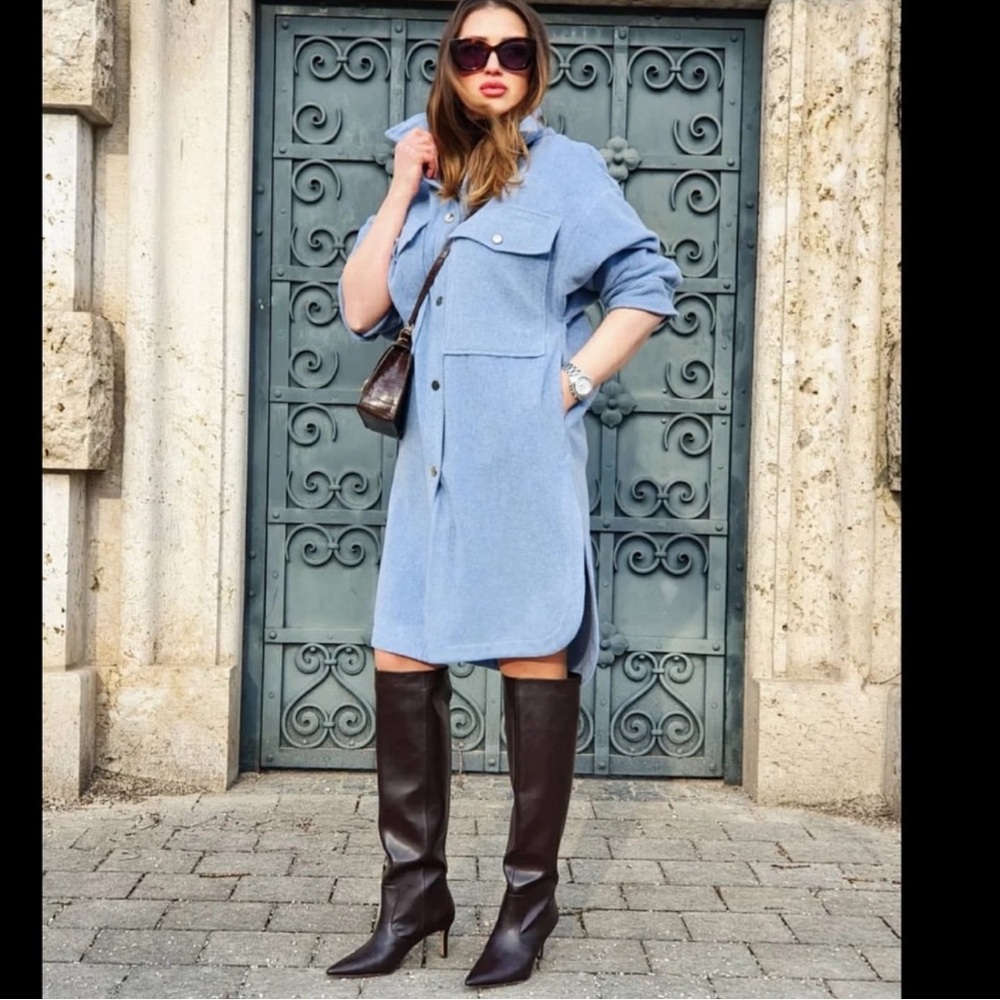 Zara wool blend oversized coat size xs - Picture 2 of 14
